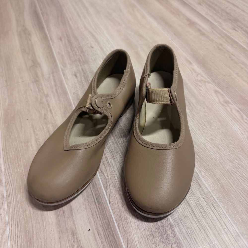 So Danca Sand Mary Jane Tap Shoes Kids Size M 10.5 S Dance Recital Beginner